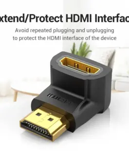 Vention Адаптер Adapter HDMI Right Angle 90 Degree M/F – AIOB0