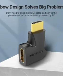 Vention Адаптер Adapter HDMI Vertical Flat 90 Degree M/F – AIPB0