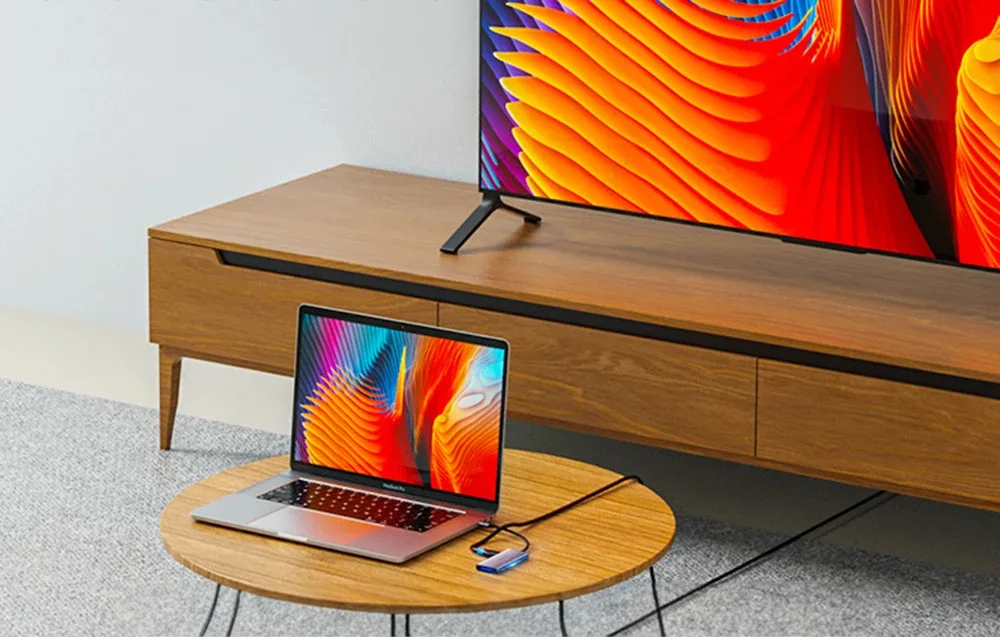 Vention докинг станция Docking Station Type-C - TOOHB - HDMI x 1, USB3.0 x 3, SD/TF - Image 38