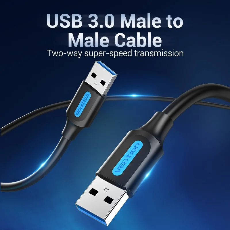 Vention Кабел USB 3.0 AM / AM - 1.5M Black - CONBG - Image 58