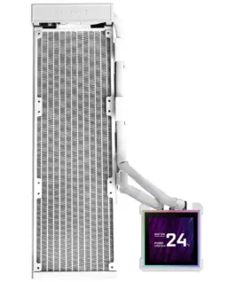 Alternative view of Охладител за процесор Lian Li HydroShift II LCD-S 360N Fanless ARGB - Бял