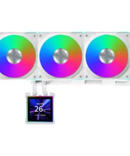 Охладител за процесор Lian Li HydroShift II LCD-S 360CL RGB - Бял