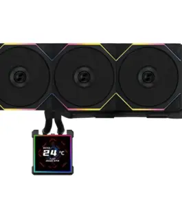 Охладител за процесор Lian Li HydroShift II LCD-S 360TL RGB - Черен