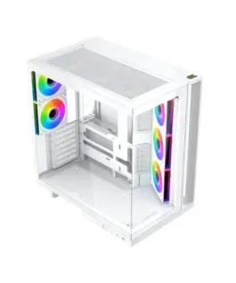 Alternative view of Xigmatek кутия Case ATX - Aqua 7 Arctic - 8 ARGB Fans, USB-C