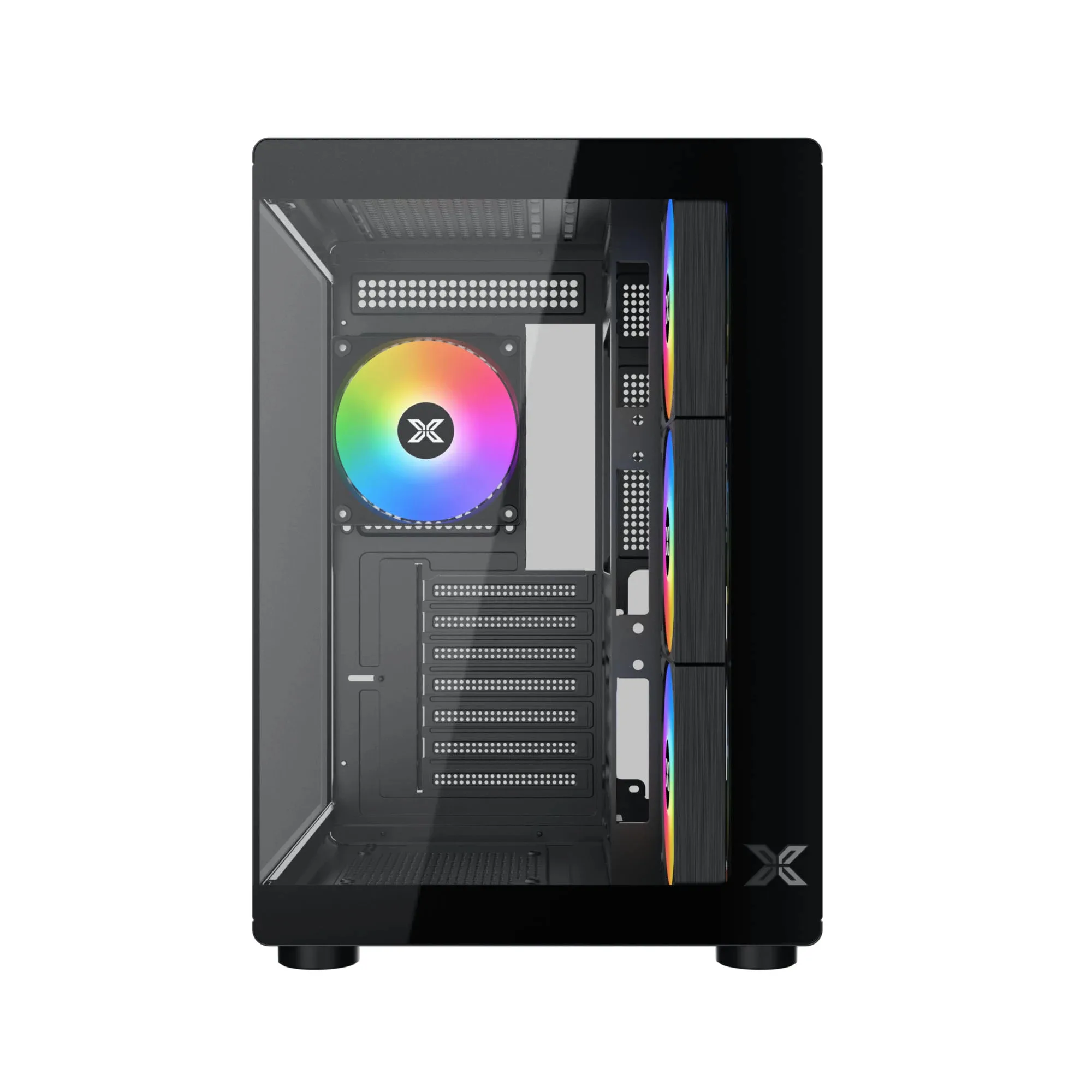 Xigmatek кутия Case ATX - Aqua Compact Air - 4 ARGB Fans - Image 3