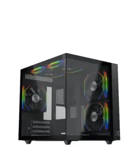 Xigmatek кутия Case mATX - Aqua M Lite - 5 ARGB Fans