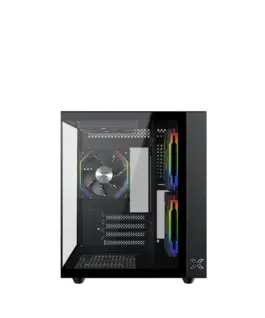 Alternative view of Xigmatek кутия Case mATX - Aqua M Lite - 5 ARGB Fans