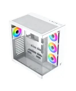 Alternative view of Xigmatek кутия Case ATX - Aqua V Air Arctic (H23A) - 7 ARGB Fans