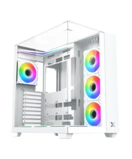 Xigmatek кутия Case ATX - Aqua V Arctic (H23A) - 7 ARGB Fans