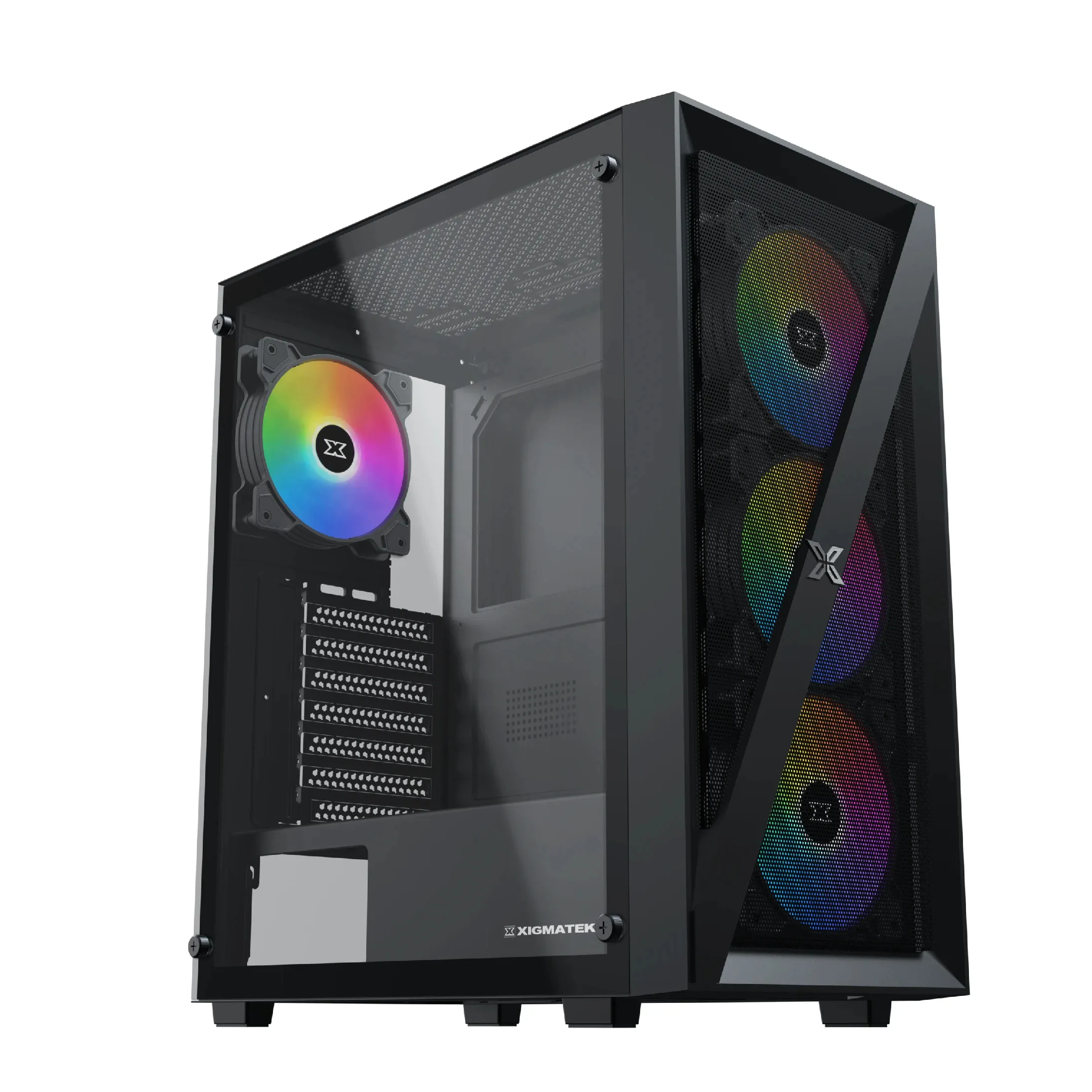 Xigmatek кутия Case ATX - Blade - 4 RGB Fans