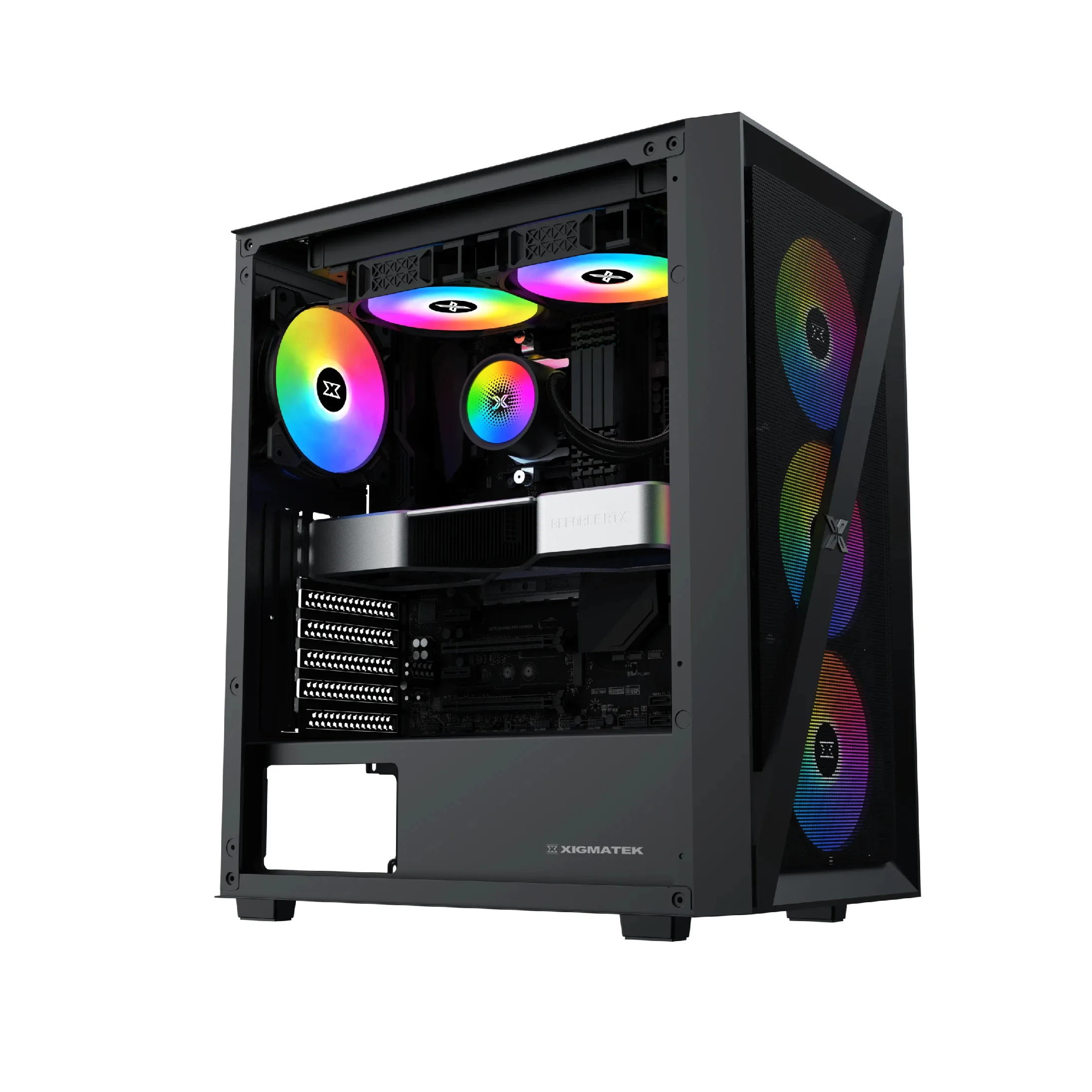 Xigmatek кутия Case ATX - Blade - 4 RGB Fans - Image 2