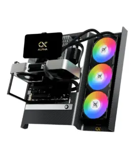 Alternative view of Xigmatek кутия Case ATX - Carbonic Black - Carbon Fiber