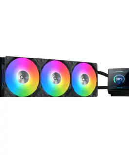 Alternative view of Xigmatek водно охлаждане Water Cooling Connect 360 - LED Display, A-RGB