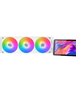 Alternative view of Xigmatek водно охлаждане Water Cooling Connect Pro 360 Arctic - 7 inch Magnetic LCD Display