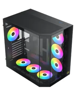 Alternative view of Xigmatek кутия Case EATX - Cubi II - 7 ARGB Fans