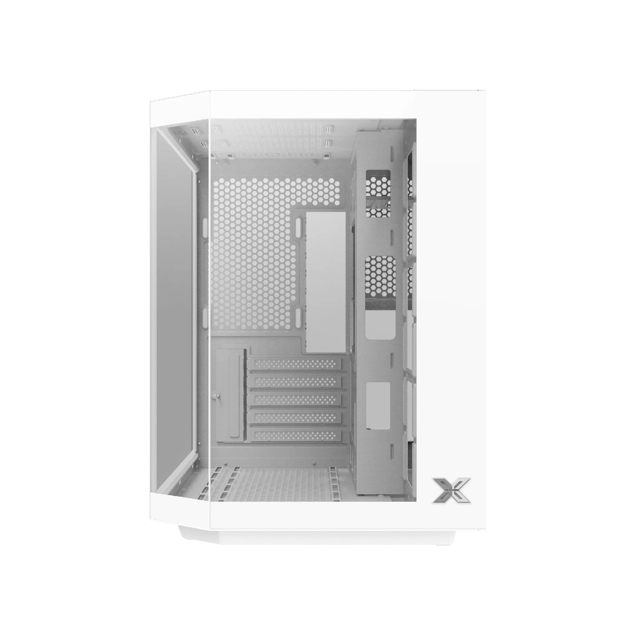 Xigmatek кутия Case mATX - Cubi M Arctic - 6 ARGB Fans - Image 4