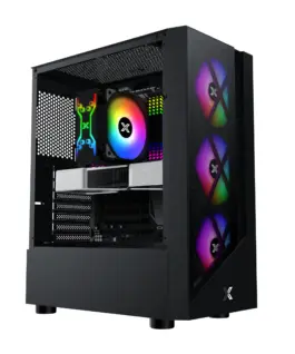 Alternative view of Xigmatek кутия Case ATX - Duke - 4 RGB Fans