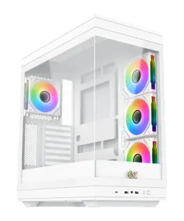 Xigmatek кутия Case EATX - Meta Arctic - 4 x 120 mm ARGB fans