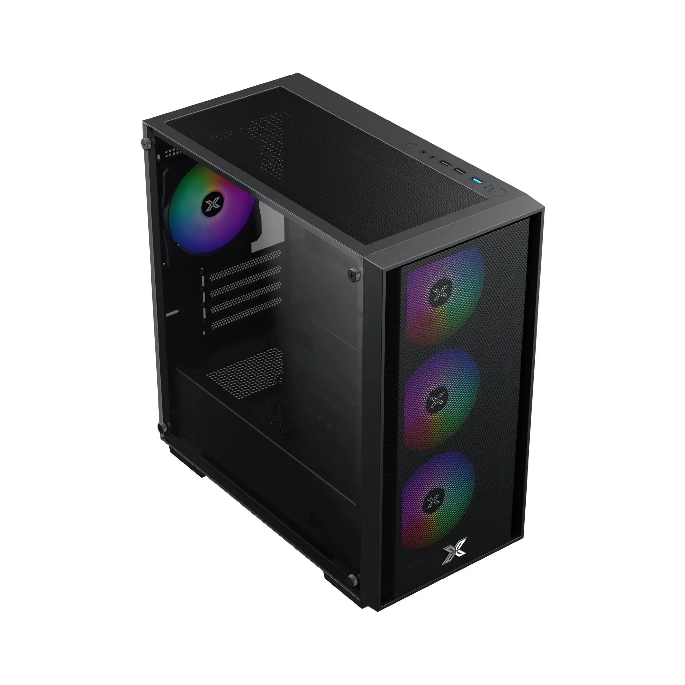 Xigmatek кутия Case mATX - NYX Air II - 4 RGB Fans - Image 7