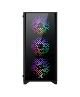 Alternative view of Xigmatek кутия Case mATX - NYX II - 4 RGB Fans