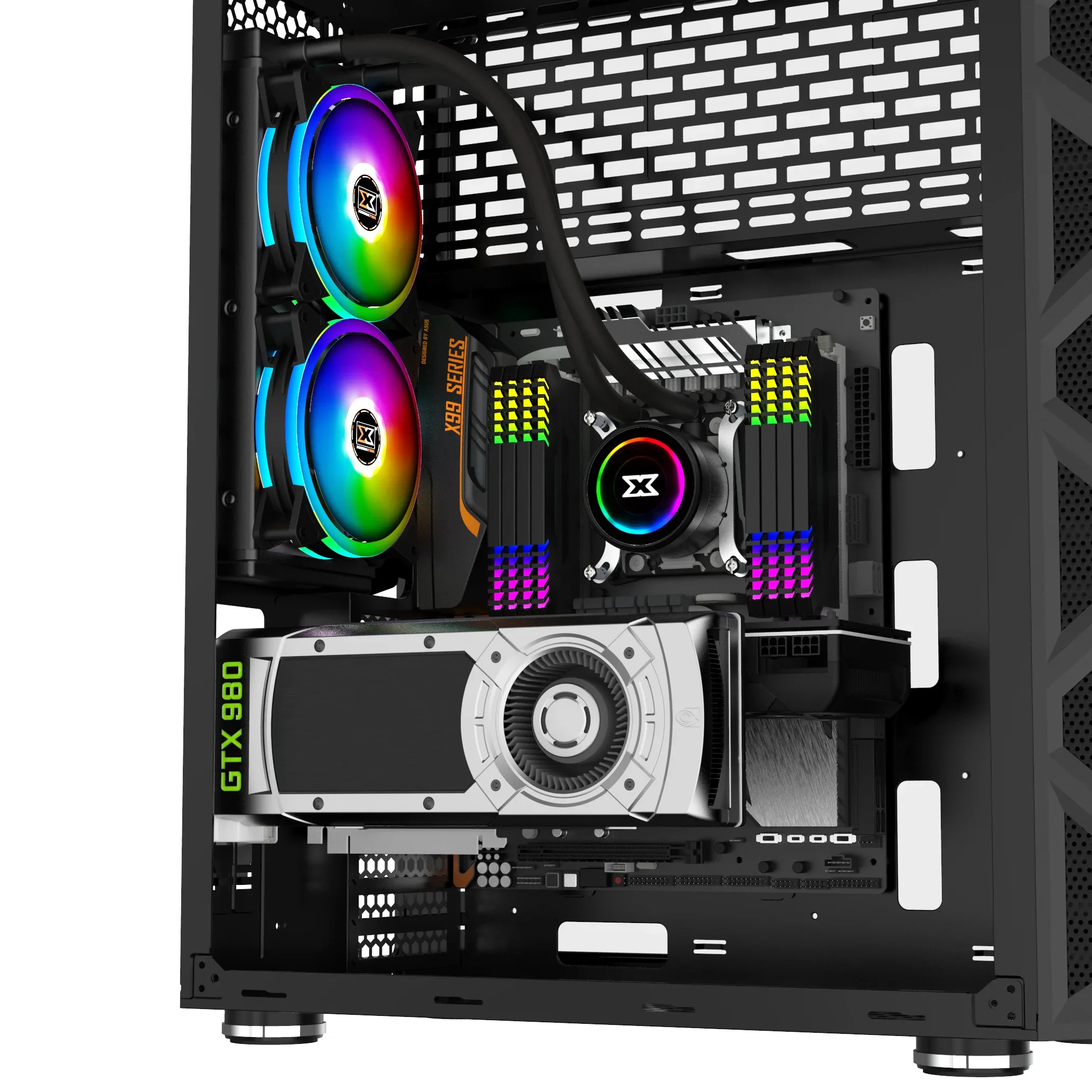 Xigmatek кутия Case EATX - Overtake - 6 ARGB Fans - Image 3