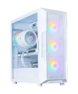 Alternative view of Zalman кутия Case ATX - I3 NEO V2 White - RGB, Mesh