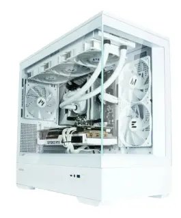 Zalman кутия Case mATX – P30 White – aRGB