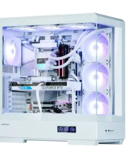 Zalman кутия Case ATX – P50 DS White – Digital Display