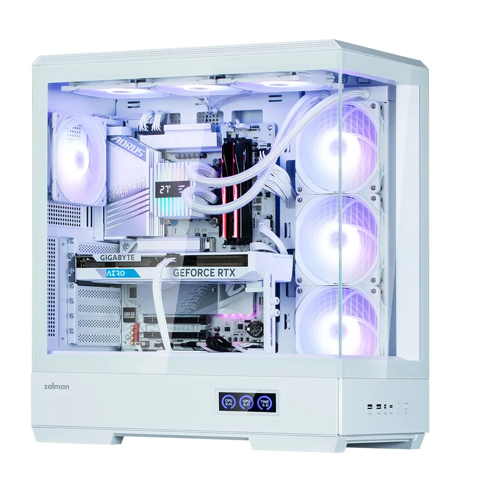 Zalman кутия Case ATX - P50 DS White - Digital Display, Addressable RGB - Image 69