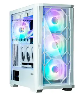 Zalman кутия Case EATX - Z10 DUO White - Mesh/Tempered Glass