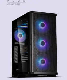 Alternative view of Zalman кутия Case EATX - Z10 PLUS - Tempered Glass