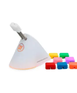 Alternative view of Геймърски аксесоар за кабела на мишката FragON Citadel RGB - White