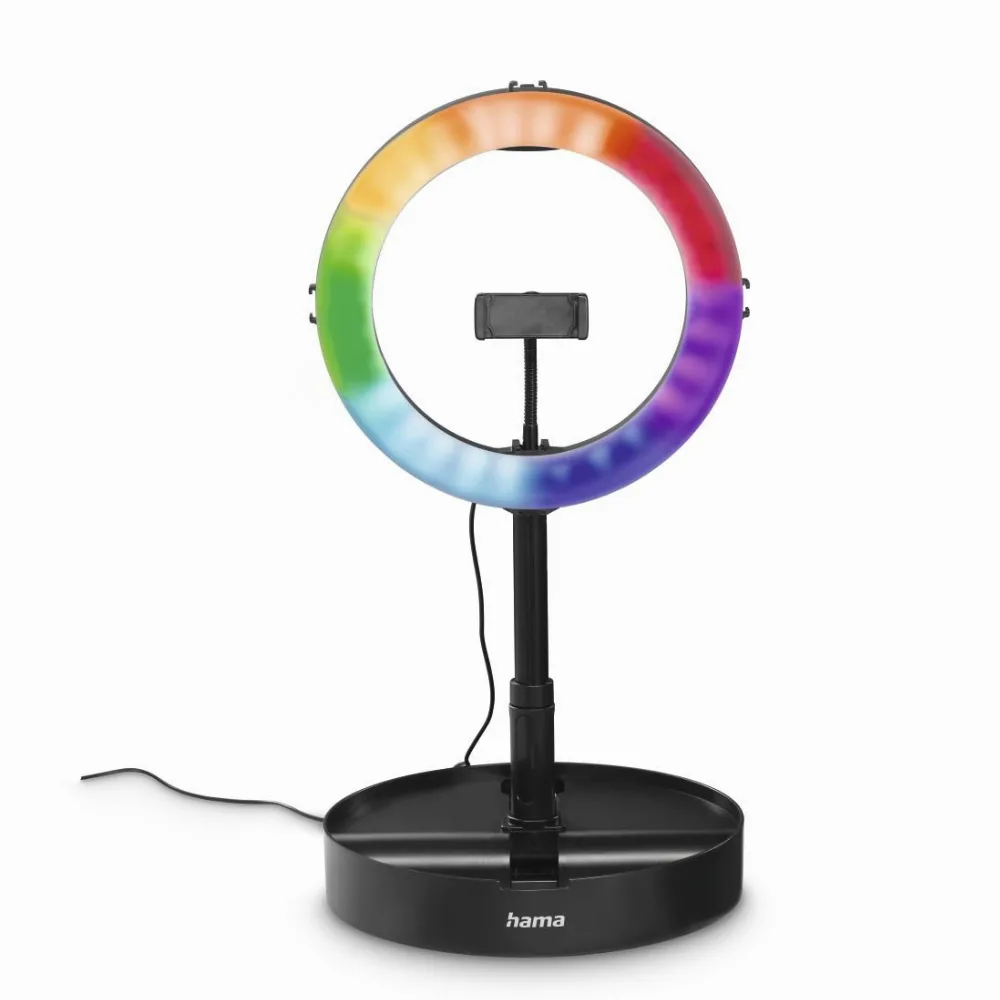 Hama LED Лампа със статив "SpotLight FoldUp RGB 102" LED-RGB комплект за смартфон