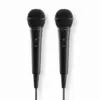HAMA Аудио динамични микрофони ldquo;Karaoke Комплект 2 бр. с кабел жак 25 м +