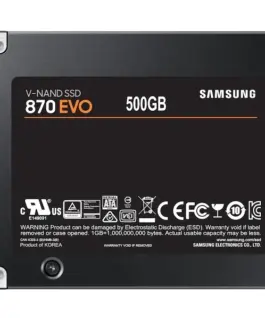 SSD диск Samsung 870 EVO 500GB 2.5″ SATA MZ-77E500B/EU