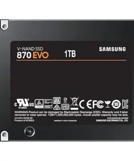 Alternative view of SSD диск SAMSUNG 870 EVO SATA 2.5, 1TB, SATA 6 Gb/s, MZ-77E1T0B/EU