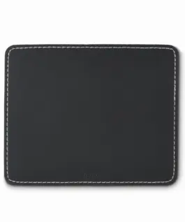HAMA Пад за мишка "Leather look" Черен