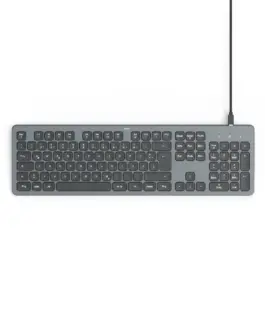 HAMA Жична Клавиатура "CK-400" Х-структурна USB-A USB-C AI бутон