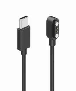 Alternative view of HAMA Заряден кабел за смарт часовници, с магнитно зареждане, USB-C, 60 см, черен