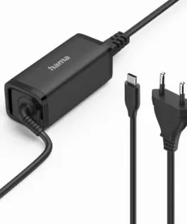 HAMA Зарядно за лаптоп USB-C PD GaN 5-20V/65 W