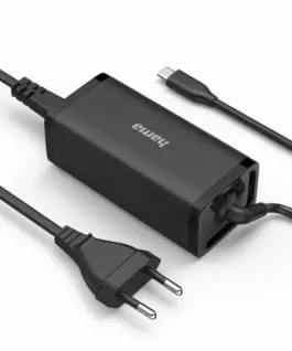 Alternative view of HAMA Универсално захранване за лаптоп, USB-C, Gan, (PD), 5-20V/100W