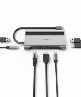Докинг станция за лаптоп HAMA "Connect2Mobile V2" USB-C 7 в