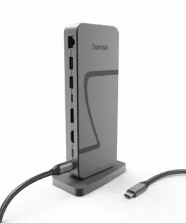 HAMA Докинг станция "Connect2Office Speed" USB4 USB-C PD 40 Gbit/s 10 порта