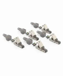 HAMA Комплект мрежови конектори CAT 6a 10 Gbit/s екраниран инсталиране без