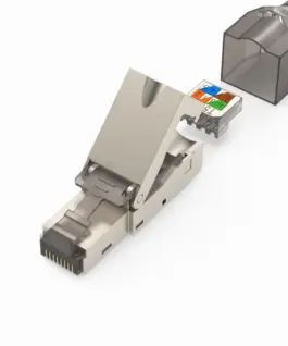 HAMA Комплект мрежови конектори, CAT 6a, 10 Gbit/s, екраниран, инсталиране без инструменти - Image 4