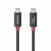 HAMA Кабел USB-C еMarker USB 4 Gen 4 80 Gbit/s 1 м 5 A 240 W черен