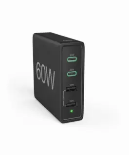 HAMA Зарядна станция 4 порта 60W 2 x USB-C 2 x USB-A PD Fast Charge