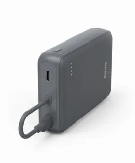 HAMA Външна батерия bdquo;Travelldquo; с кабел 10000mAh 2 изхода: 2x USB-C