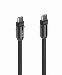 Alternative view of Hama Кабел за зареждане, USB-C, 2 в 1 с връзка за телефон, 1.2 m, черен