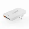 HAMA Бързо мини зарядно 65W 2x USB-C 1x USB-A PD плоско бяло